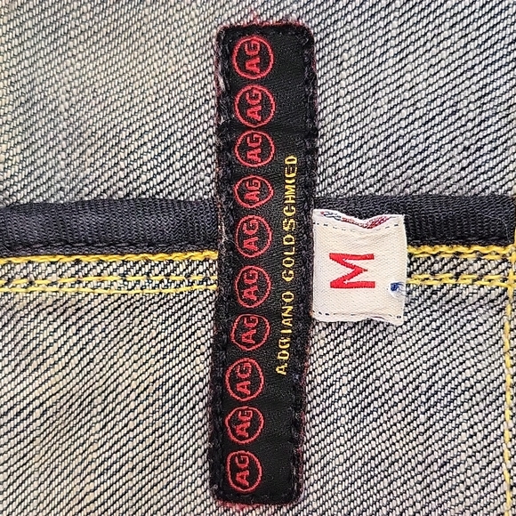 AG Adriano Goldschmied Long Denim Blazer Size Medium - Picture 10 of 13